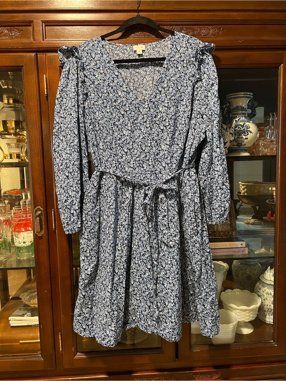 J.Crew Women’s cotton tie waist dress